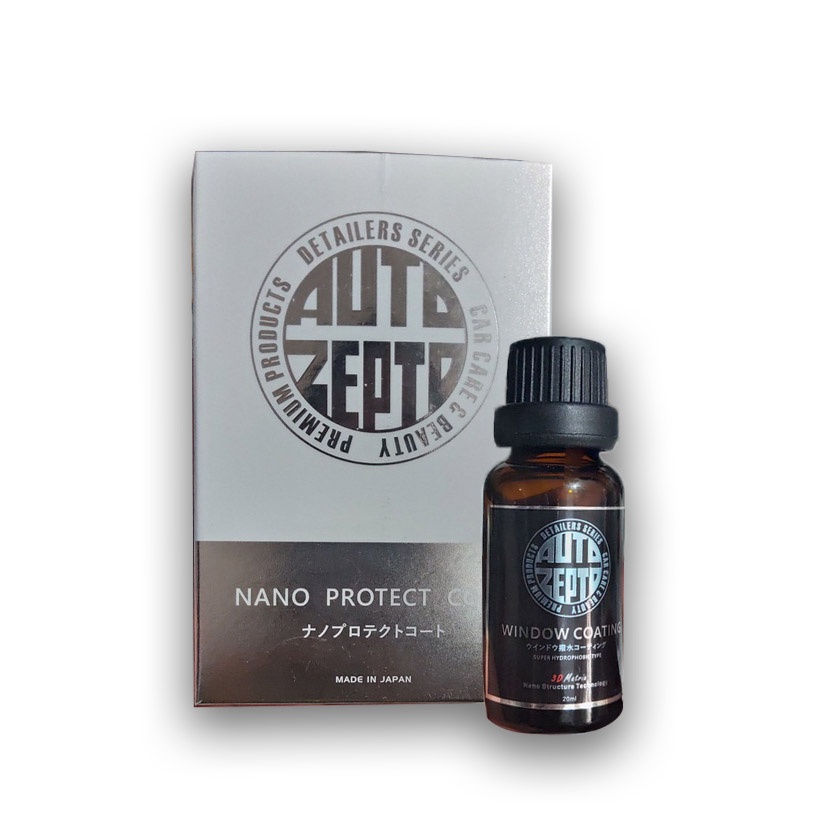 Dung dịch phủ Nano kính bảo vệ bề mặt kính Auto Zepto nhập khẩu Nhật Bản chống bám nước 20ml Nhật Bản Mart