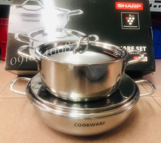 BỘ NỒI SHARP INOX 430 PR-J03