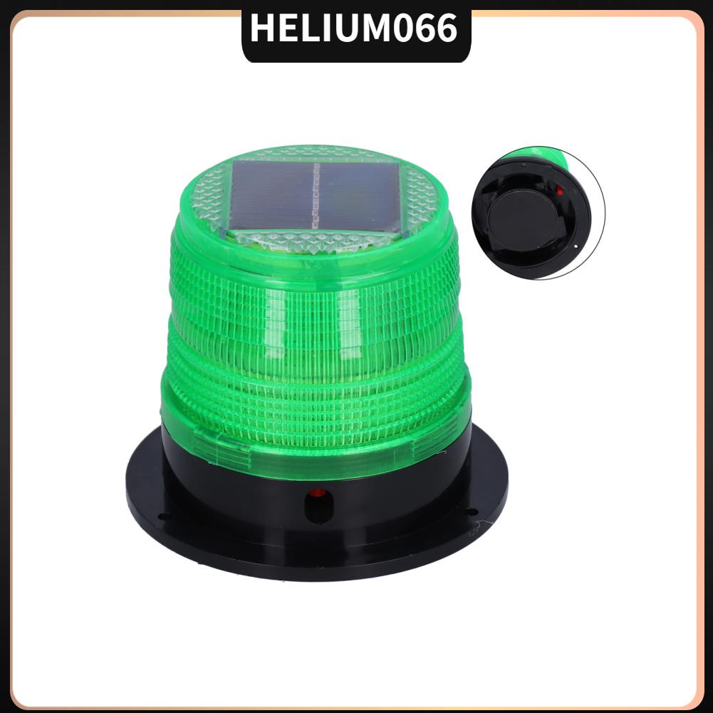 Helium066 LED Solar Power Warning Flashing Light Strobe with Magnetic