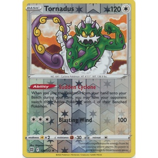 Thẻ bài pokemon tornadus - 126/172 - rare reverse holo