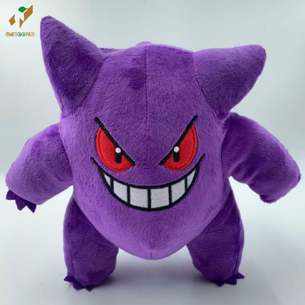 Gấu bông pokemon anime đủ bộ tiến hóa Gengar 18-20cm