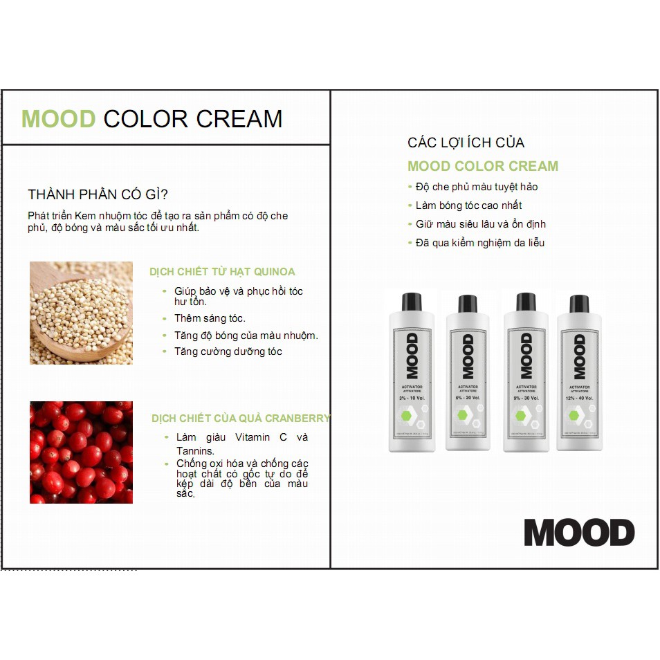 Oxi nhuộm tóc MOOD Activator 100ml