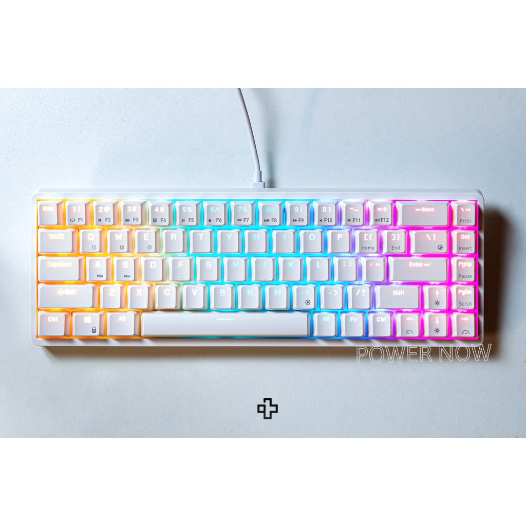 Bàn phím cơ không dây Royal Kludge RK G68 RGB HOTSWAP, Hai Cổng USB. Ba Chế Độ Bluetooth 5.1/ Wifi – Kèm USb Receiver 2.