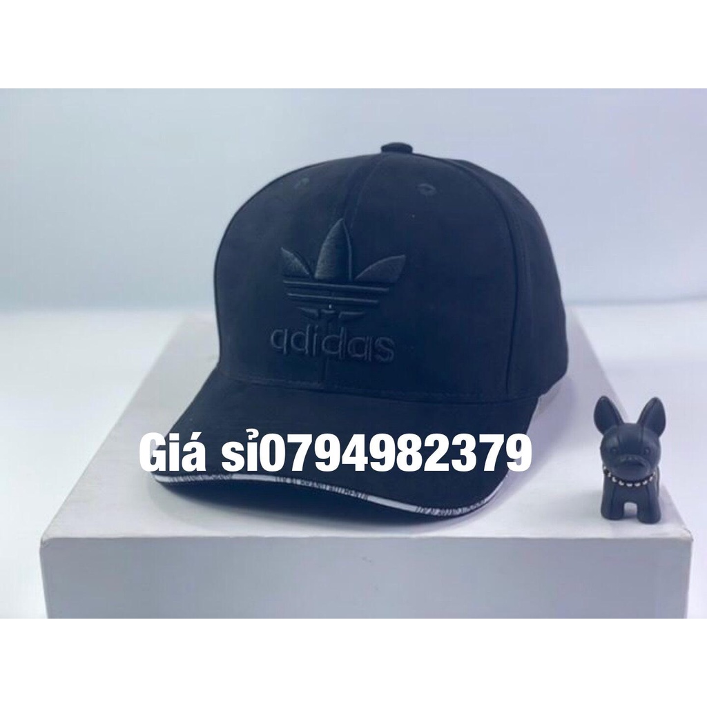 Mũ lưỡi trai cty thêu das nhung viền trắng đen cực đẹp - đậm chất thể thao thời trang (Cap-Nón(Most))
