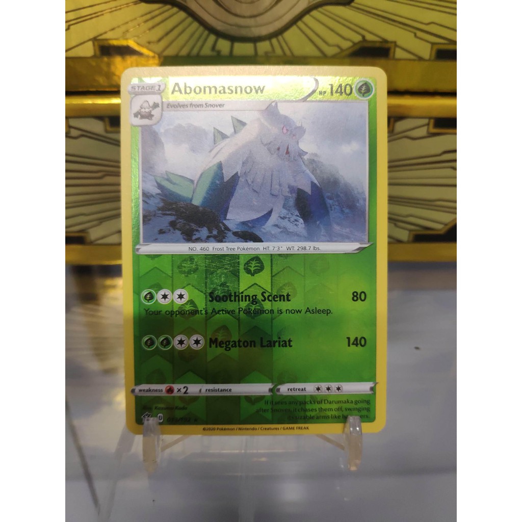 [ Dưa Hấu Yugioh ] Lá bài thẻ bài Pokemon Abomasnow