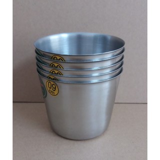 10 Ly đá inox tiện dụng(vừa làm đá vừa làm bánh Flan,bánh nướng) 9cm