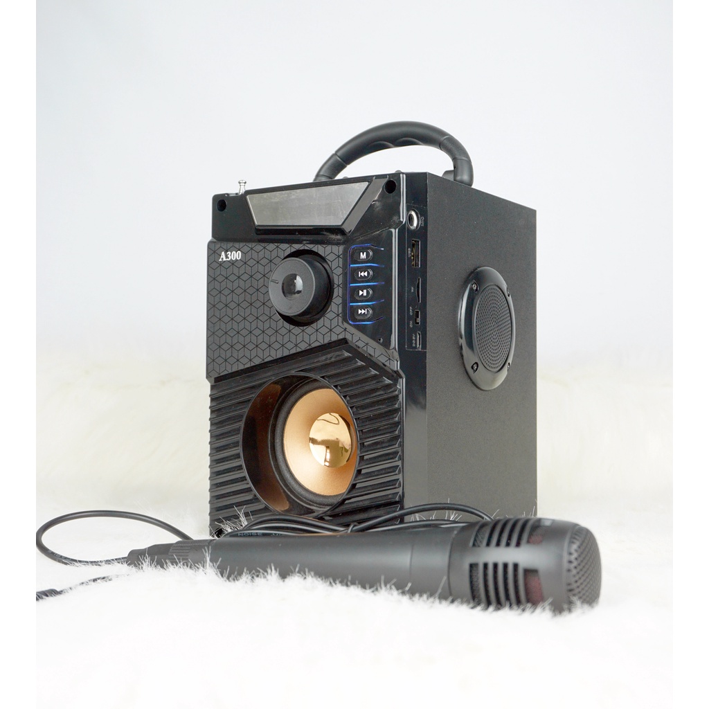 Loa Hát Karaoke Công Suất Lớn KAW - K500 Bluetooth - Tặng Kèm Micro Có Dây