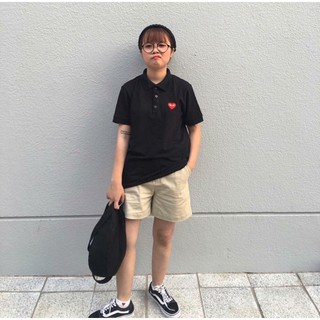 Áo polo play heart [ Anz Store ]
