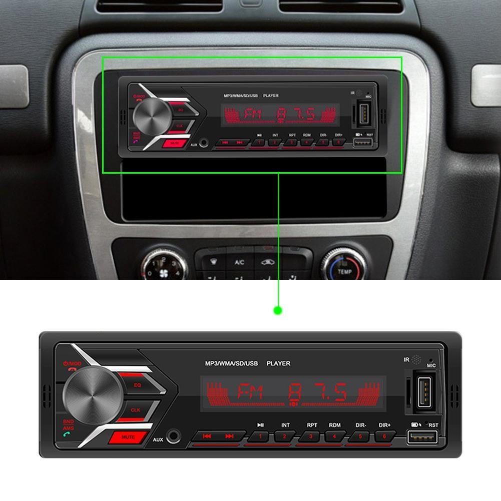 MYRONGVN Máy Nghe Nhạc MP3 / FM / USB / AUX Rảnh Tay Tích Hợp Bảng Điều Khiển Dành Cho Ô Tô