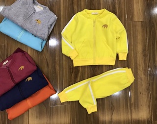 Bộ nỉ lót bông cho bé