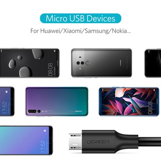Cáp sạc và đồng bộ hóa UGREEN micro USB USB 2.0A