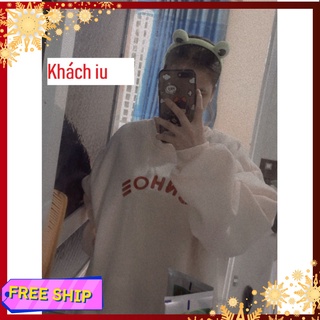 Áo sweater unisex form rộng