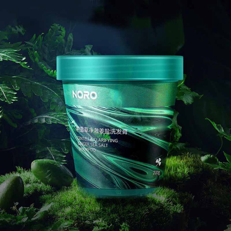 Dầu gội Noro muối gừng Shampoo Cleansing Cream Scalp Scrub 200g NDG2