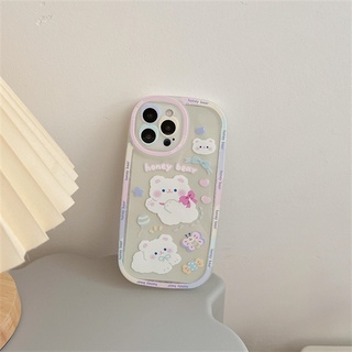 Ốp Iphone ⚡️ 𝐅𝐑𝐄𝐄 𝐒𝐇𝐈𝐏 ⚡️ Ốp Lưng Điện Thoại Iphone CASE HONEY BEAR