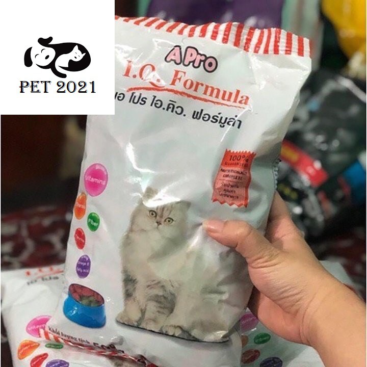 Thức Ăn Hạt  Cho Chó Mèo Apro IQ Formula 500gam