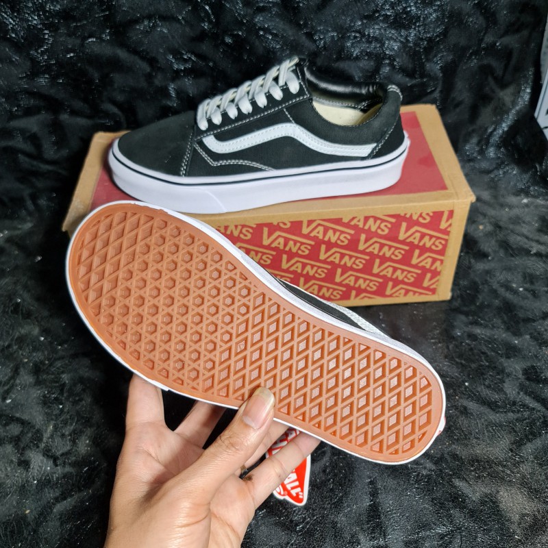 [Ảnh Thật + Video] Giày Vans Old Skool Black White || Giày Vans Old Skool Đen Vạch Trắng