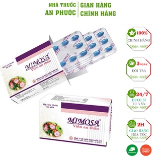 Viên Uống Thảo Dược MIMOSA OPC  ⚡ CAM KẾT CHẤT LƯỢNG ⚡An Thần Dể Ngủ (50 viên)