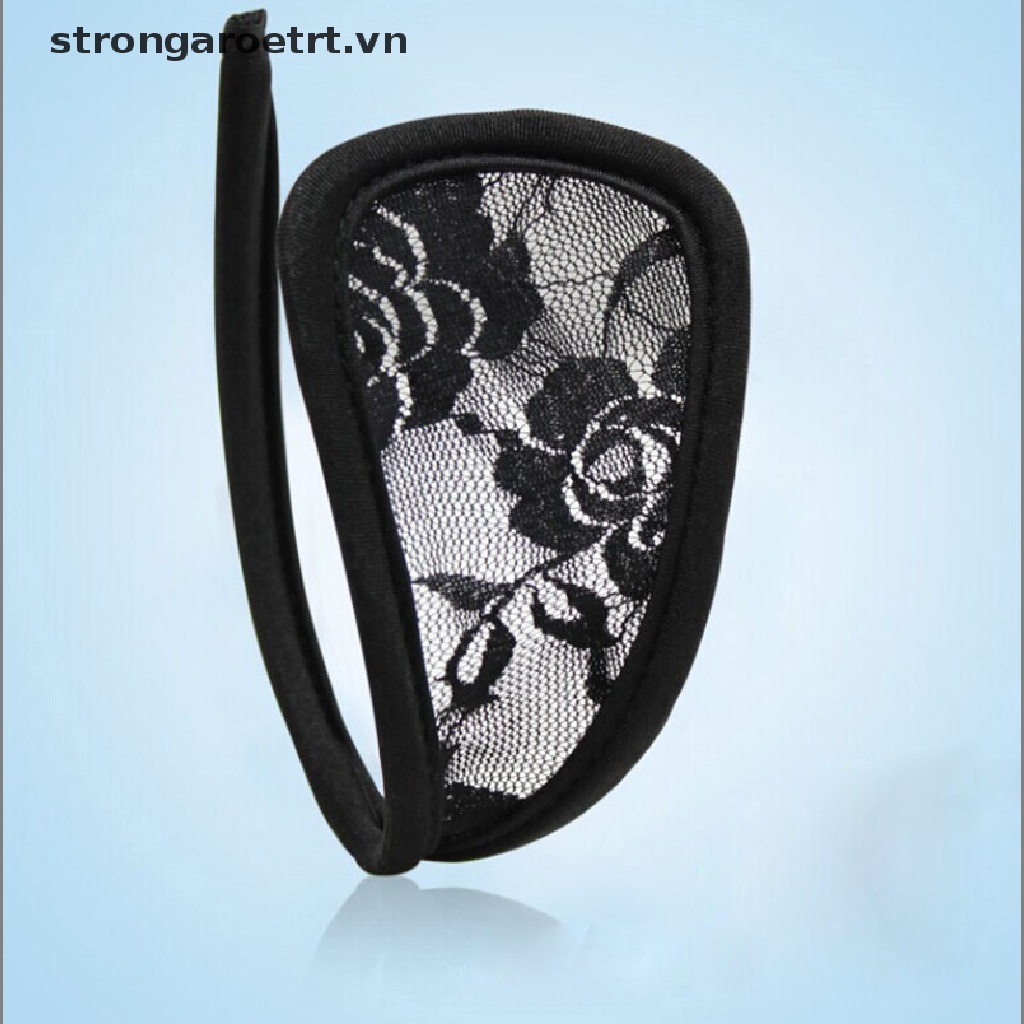 Strongaroetrt Women Sexy Invisible Underwear Lace C-String Thong Panties G-string Knickers vn