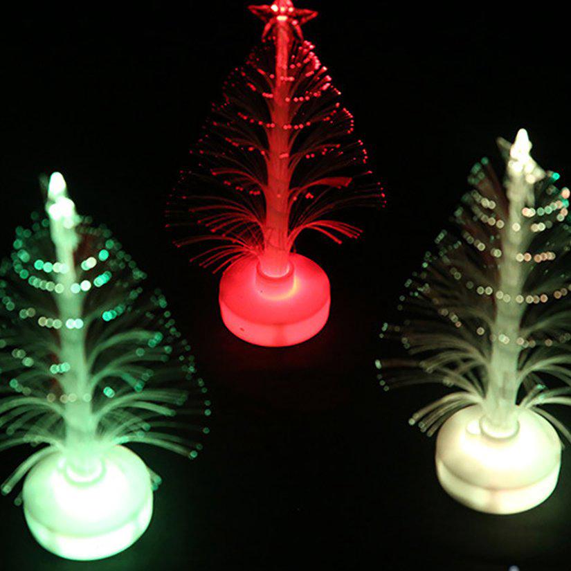 Đèn LED sợi quang hình cây thông noel xinh xắn
