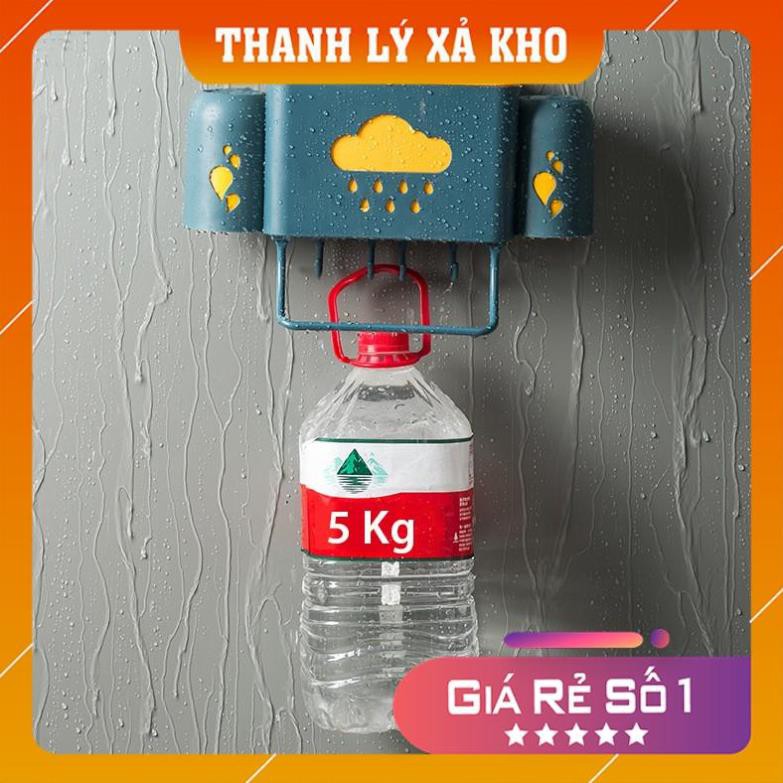 Hộp Đựng Kem Đánh Răng Bàn Chải Dính Tường Kèm 2 Cốc Đánh Răng Sang Trọng Lịch Sự