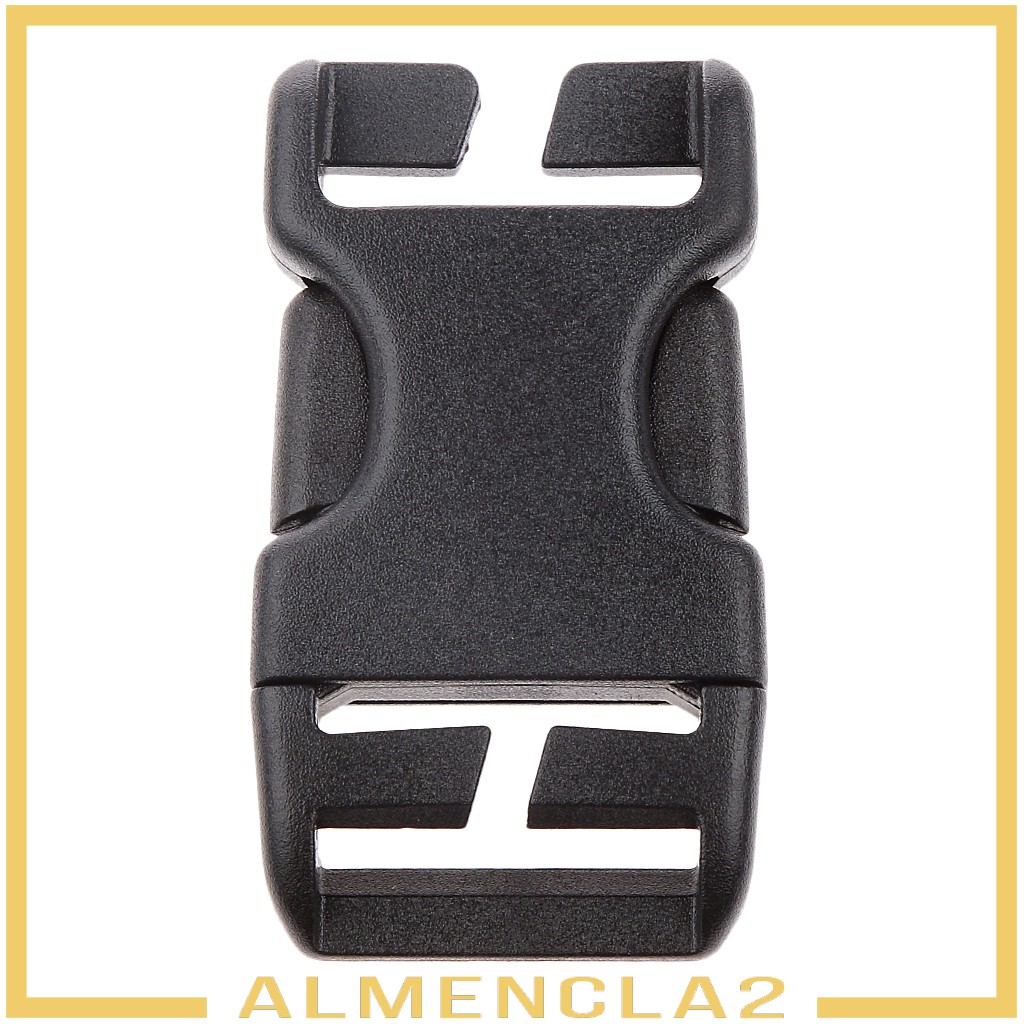 Black Strap Belt Backpack Side Release Buckle for Webbing Replacement 3.8cm | BigBuy360 - bigbuy360.vn