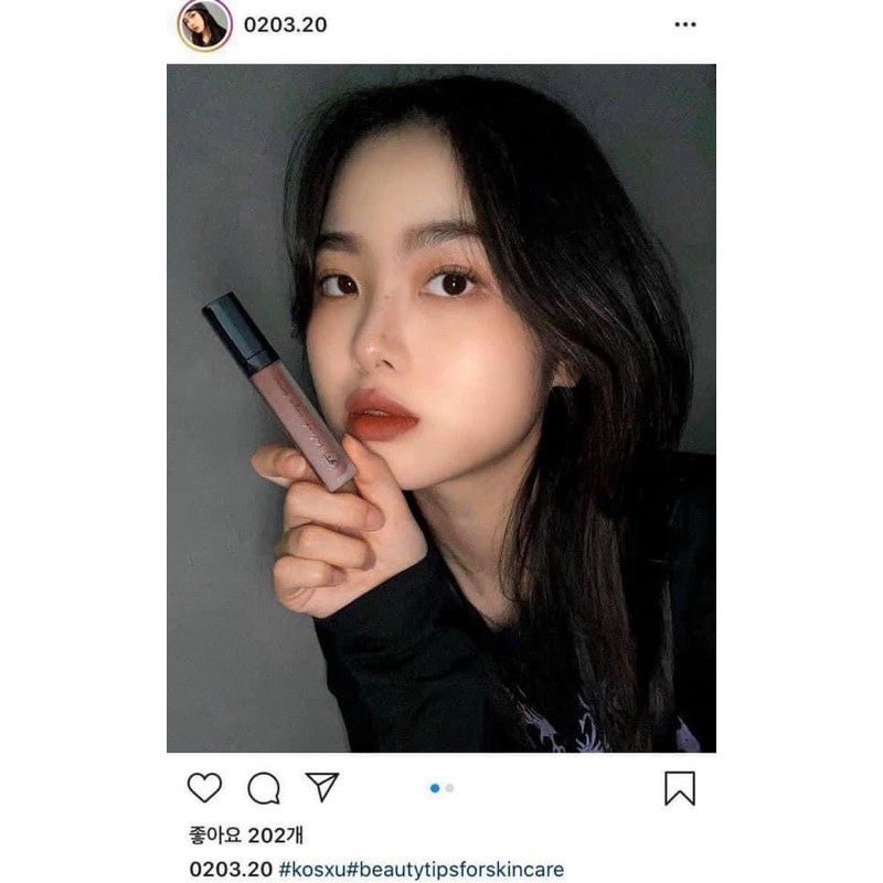 Son kem lỳ Kosxu  Son Kosxu Swan Colletion