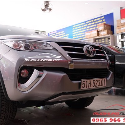 Gắn Ốp Gầm - Ốp Cản Trước Sau Xe Toyota Fortuner 2017-2020 Cao Cấp