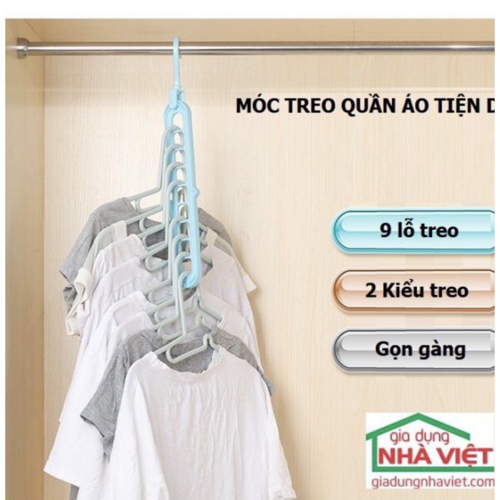 (HOT 2021) Móc treo quần áo 9 lỗ * thông minh * tiết kiệm diện tích