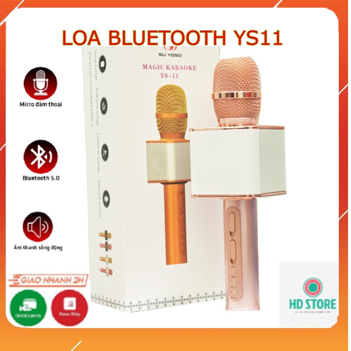 Micro YS 11 Bluetooth Kèm Loa Tiện Lợi, Âm Thanh Hay Sinh Động. Thiết Kế Nhỏ Gọn Đẹp Mắt, Sử Dụng Dễ Dàng Tiện Lợi.