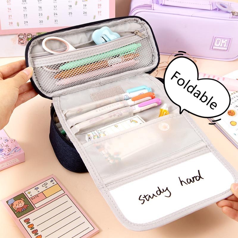 Túi Đựng Bút Nhiều Ngăn In Hình Nhóm Nhạc blackpink Hàn Quốc