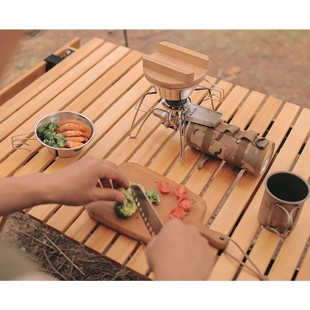 MAG Tay Cầm Cố Định Tô Cắm Trại Bằng Thép Không Gỉ