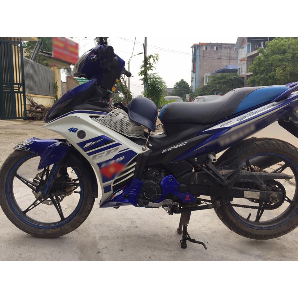 Mỏ cày ốp lườn Exciter 135 ( 2011-2014 ) họa tiết in ngẫu nhiên Greennetworks