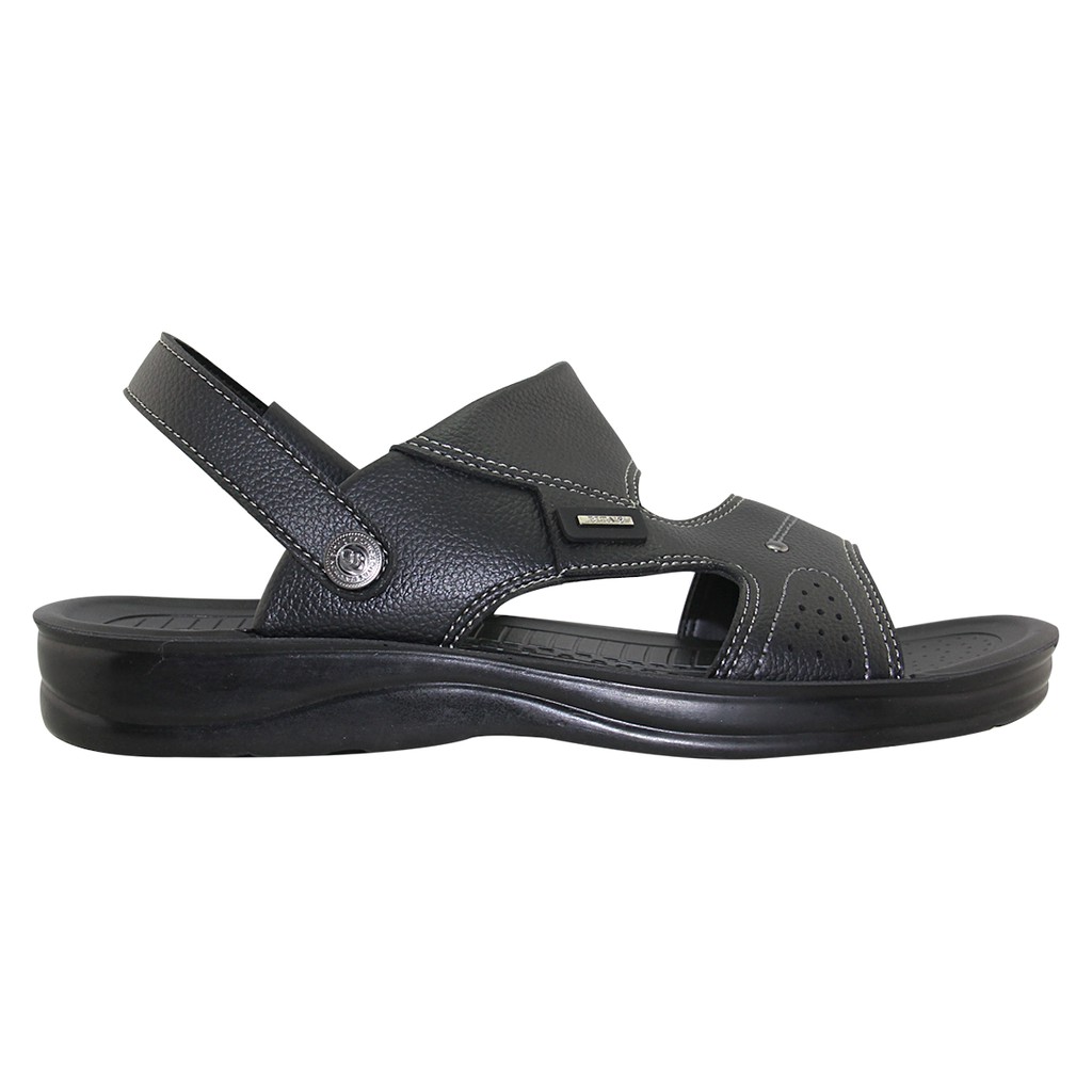 Sandal nam Bita's SUM.79 (Đen + Vàng bò)