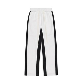 Quần nỉ unisex ống suông, quần dài kẻ sọc phong cách đường phố