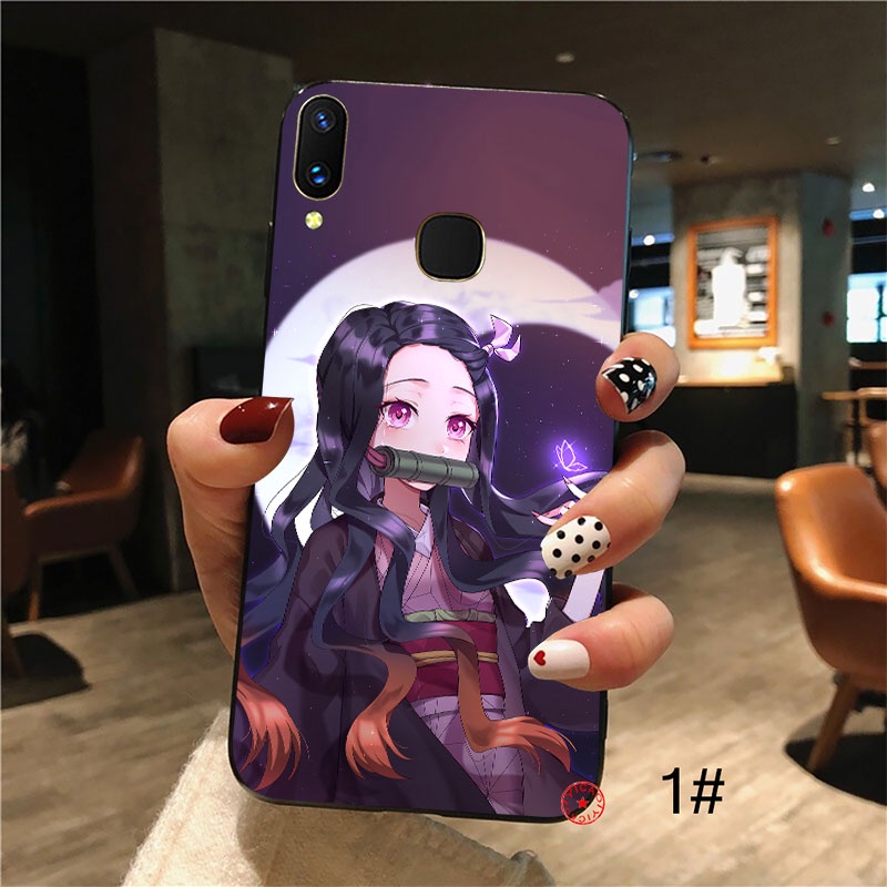Ốp điện thoại in hình hoạt hình Demon Slayer cho VIVO V20 SE Pro Y55 Y55S Y69 Y70 Y71 Y81 Y81S Y91 Y91C Y93 Y95 UOL5