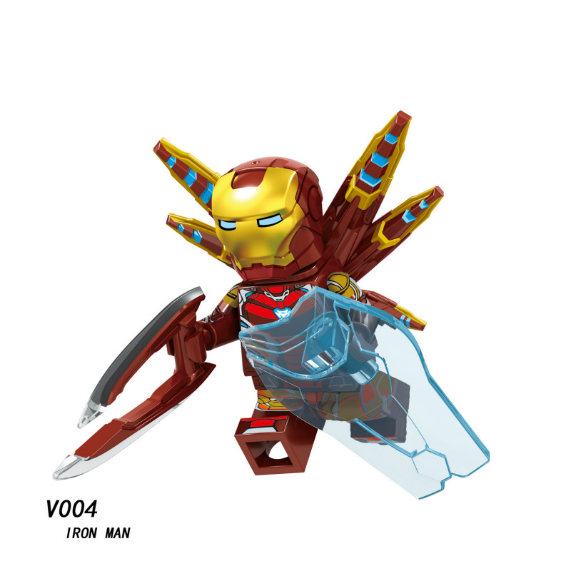 Bộ đồ chơi xếp hình lego hình Iron Man Mk50 V004