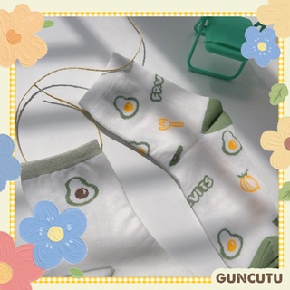 Vớ cổ cao hình trái bơ cực xinh xắn cho nữ - Guncutu