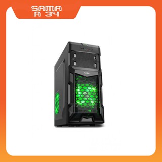 (CHÍNH HÃNG) Vỏ case máy tính văn phòng,Gaming chuyên nghiệp SAMA A34 (Lựa chọn kèm Fan Led)