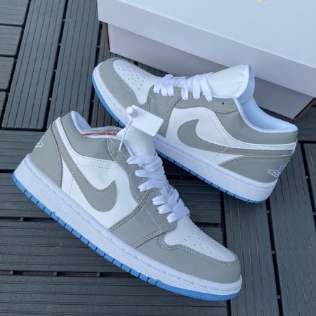 Giày Jordan Low Wofl Grey xám trắng thấp cổ cao cấp Full box