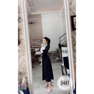 bigsize Đầm tiểu thư D487