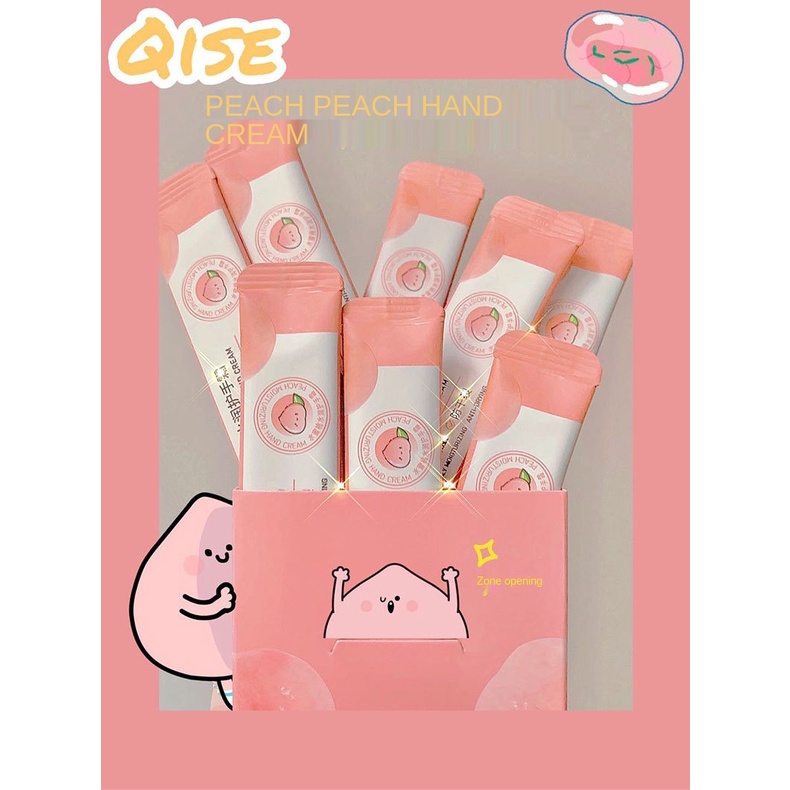 [Hàng mới về] Set 20 kem dưỡng da tay QISE cấp ẩm chống khô da không dính 4ml