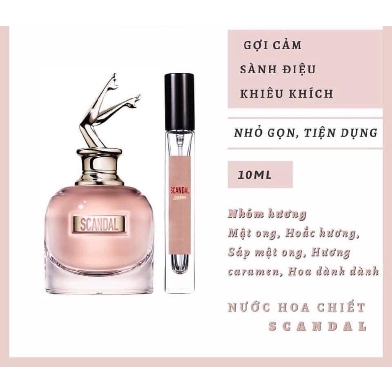 Nước hoa nữ scandal dung tích chiết 10ml phong cách gợi cảm kiêu sa SHINSTORE | BigBuy360 - bigbuy360.vn