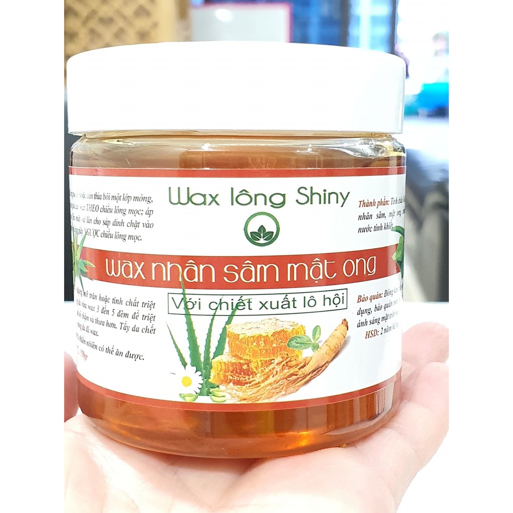 Combo Triệt Lông Sáp Wax nhân sâm mật ong 400ml + Mỡ Trăn Shiny 100 ml Handmade (Tặng Kèm Dụng Cụ Wax) | BigBuy360 - bigbuy360.vn