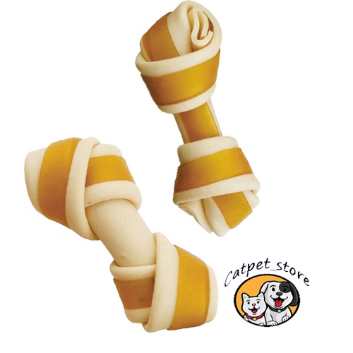 Bánh thưởng cho chó, bánh thưởng xương nơ vị sữa cho chó DOGGY MAN [THỨC ĂN CHO CHÓ]