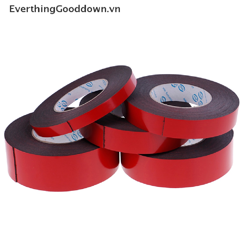 Cuộn Băng Keo Xốp Hai Mặt Dán Thân Xe Hơi Siêu Dính Dài 10m 1M