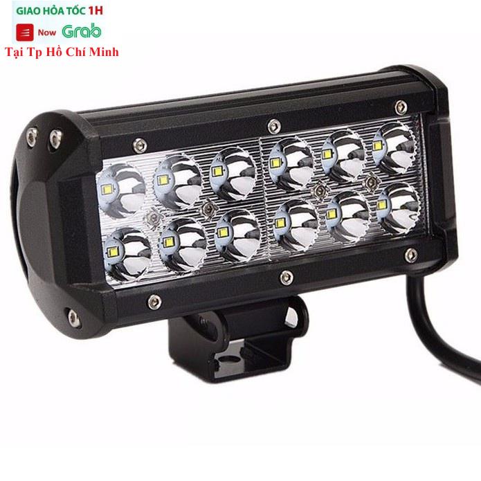 Đèn Trợ Sáng C6, C12 6 Bóng Led và 12 Bóng Led Cho Xe Máy + Tặng Kèm Công Tắc On/Off