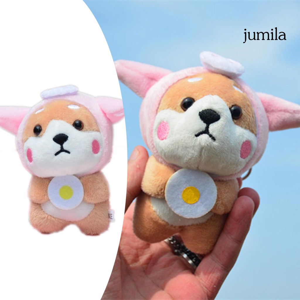 Móc Khóa Hình Chú Cún Nhồi Bông Đa Năng Chống Rơi Xinh Xắn