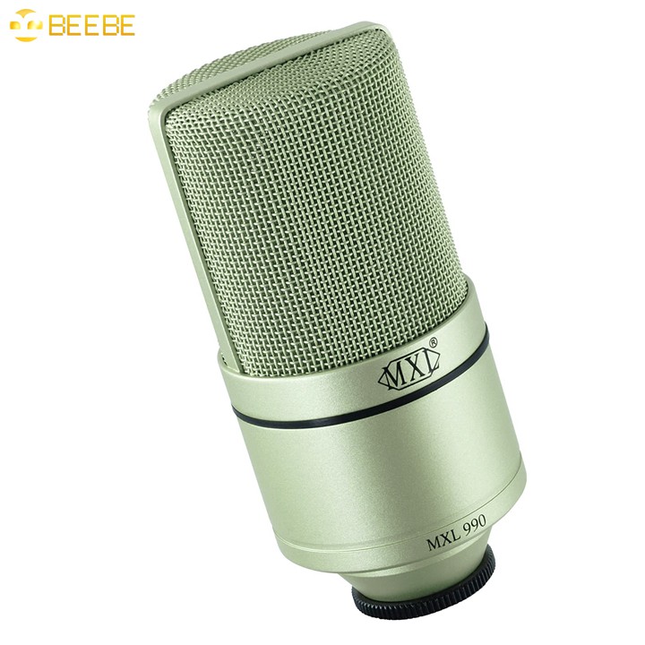 MXL 990 - Mic Thu Âm Condenser 48v, Trọn Bộ Kèm Shockmount và Vali