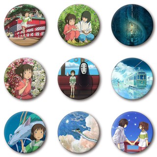 Huy hiệu cài áo Anime hoạt hình Vùng đất linh hồn