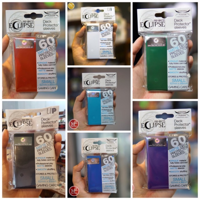☽Bọc Thẻ Bài Sleeve Eclipse Pro-Matte Dành Cho Yugioh, Vanguard - Chính Hãng Ultra PRO USA 60 Cái